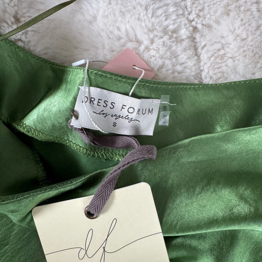 Dress Forum Olive Satin Chemise